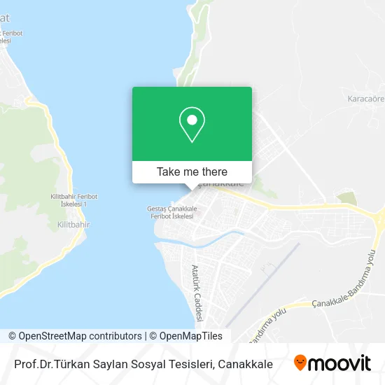 Prof.Dr.Türkan Saylan Sosyal Tesisleri map