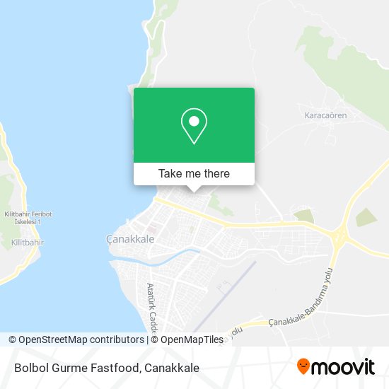 Bolbol Gurme Fastfood map