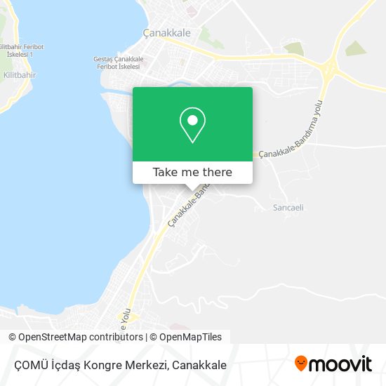 ÇOMÜ İçdaş Kongre Merkezi map