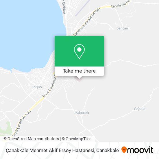 Çanakkale Mehmet Akif Ersoy Hastanesi map
