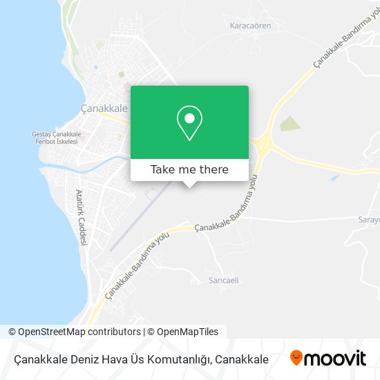 Çanakkale Deniz Hava Üs Komutanlığı map
