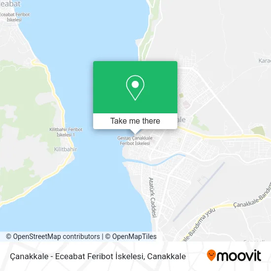 Çanakkale - Eceabat Feribot İskelesi map
