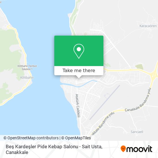 Beş Kardeşler Pide Kebap Salonu - Sait Usta map