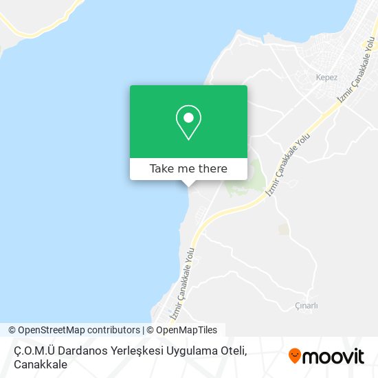 Ç.O.M.Ü Dardanos Yerleşkesi Uygulama Oteli map