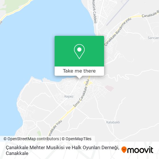 Çanakkale Mehter Musikisi ve Halk Oyunları Derneği map