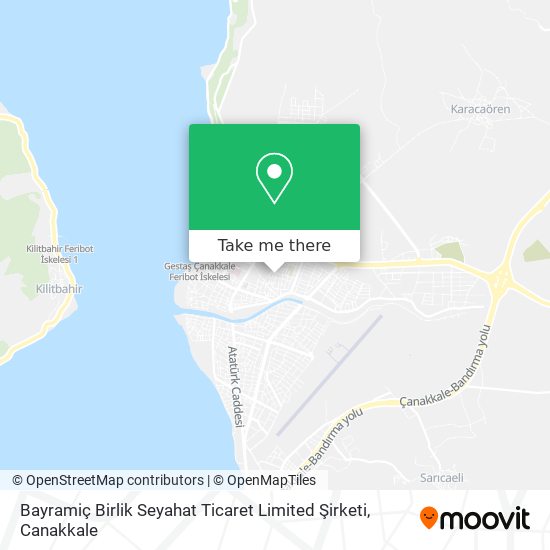 Bayramiç Birlik Seyahat Ticaret Limited Şirketi map