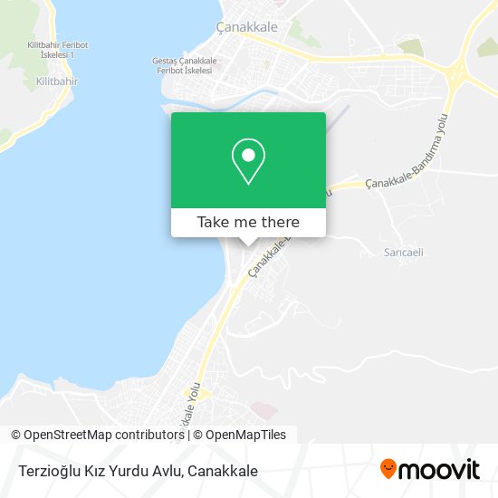 Terzioğlu Kız Yurdu Avlu map