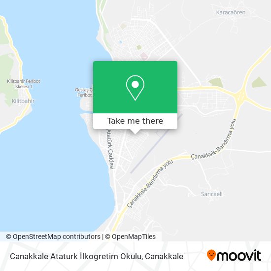 Canakkale Ataturk İlkogretim Okulu map