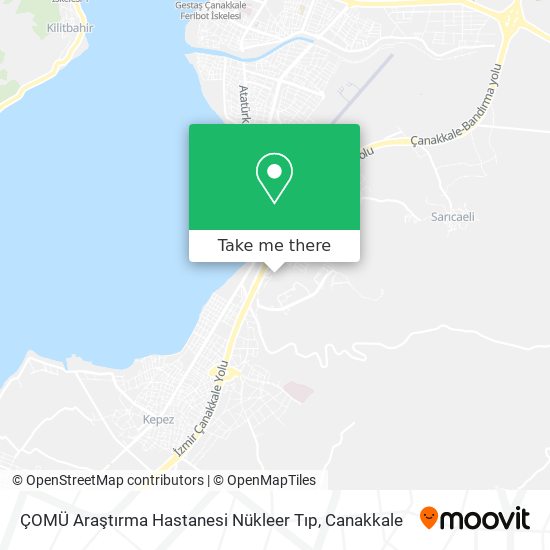 ÇOMÜ Araştırma Hastanesi Nükleer Tıp map