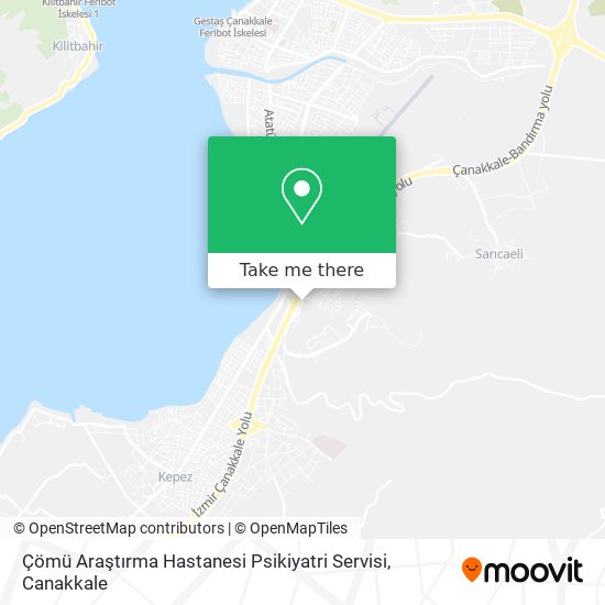Çömü Araştırma Hastanesi Psikiyatri Servisi map