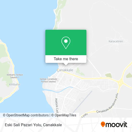 Eski Sali Pazari Yolu map