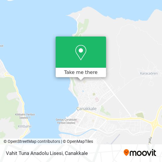 Vahit Tuna Anadolu Lisesi map