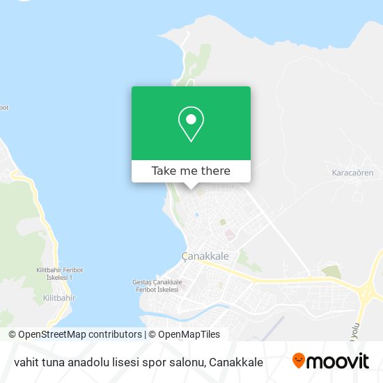 vahit tuna anadolu lisesi spor salonu map