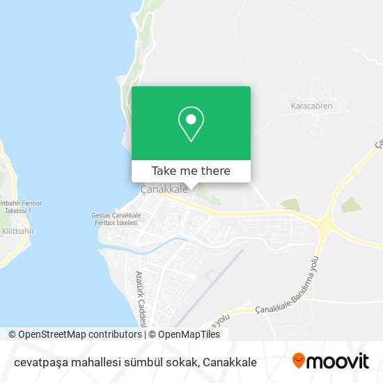 cevatpaşa mahallesi sümbül sokak map