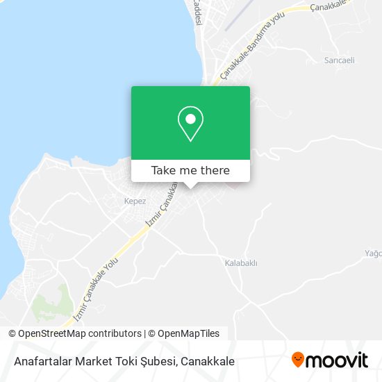 Anafartalar Market Toki Şubesi map