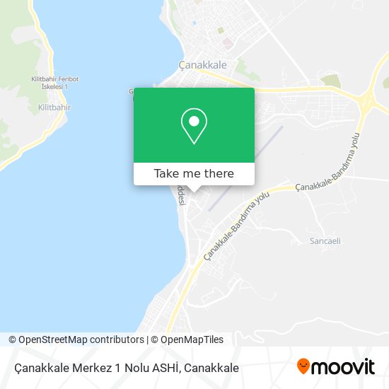 Çanakkale Merkez 1 Nolu ASHİ map