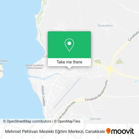 Mehmet Pehlivan Mesleki Eğitim Merkezi map
