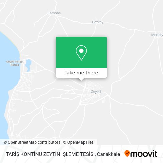 TARİŞ KONTİNÜ ZEYTİN İŞLEME TESİSİ map