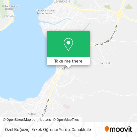 Özel Boğaziçi Erkek Öğrenci Yurdu map