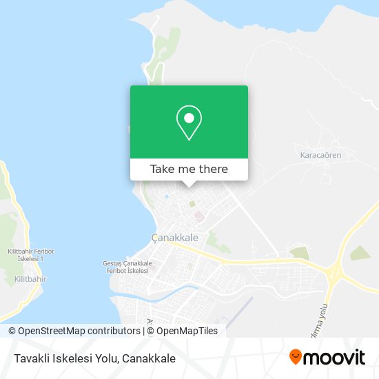 Tavakli Iskelesi Yolu map