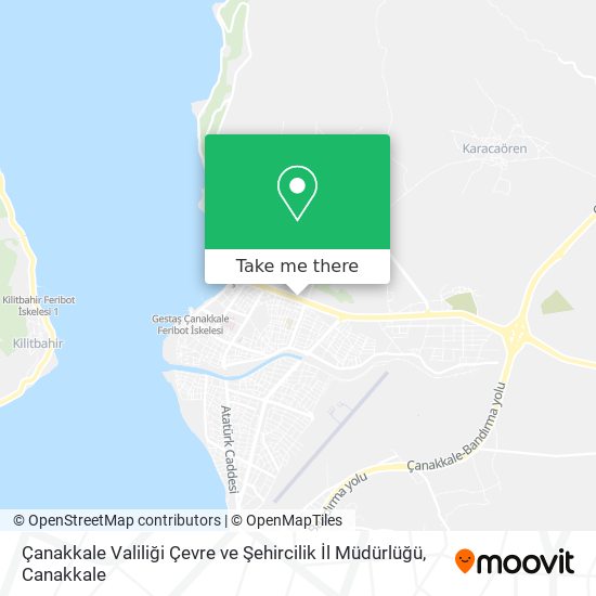 Çanakkale Valiliği Çevre ve Şehircilik İl Müdürlüğü map