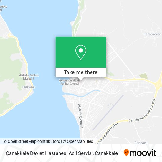 Çanakkale Devlet Hastanesi Acil Servisi map