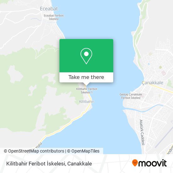 Kilitbahir Feribot İskelesi map