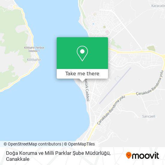 Doğa Koruma ve Milli Parklar Şube Müdürlüğü map