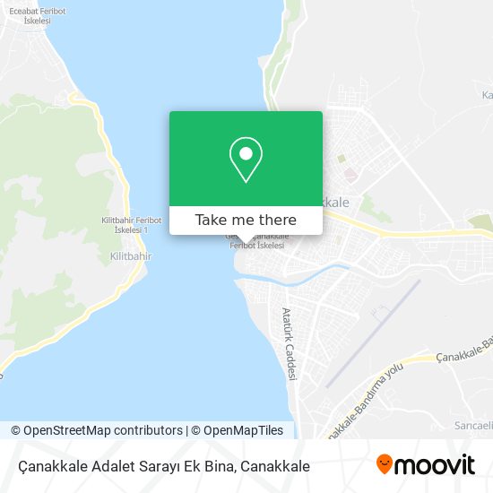 Çanakkale Adalet Sarayı Ek Bina map
