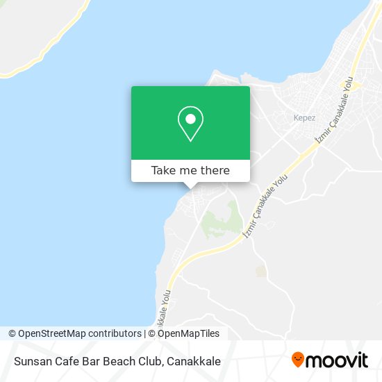 Sunsan Cafe Bar Beach Club map