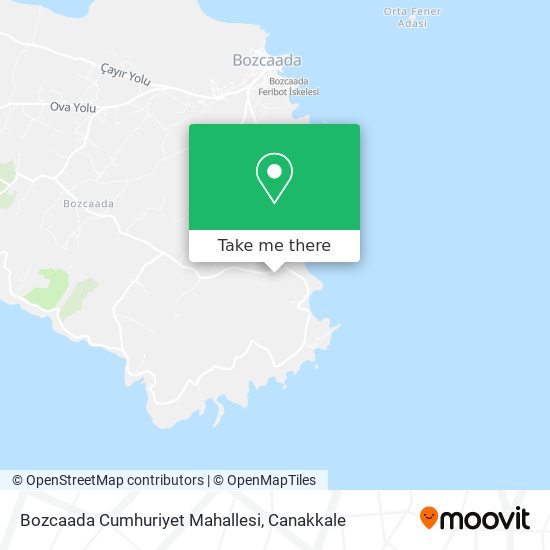 Bozcaada Cumhuriyet Mahallesi map