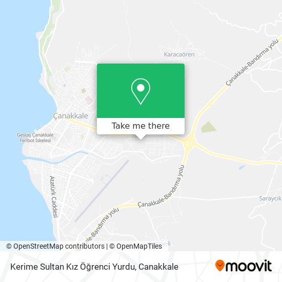 Kerime Sultan Kız Öğrenci Yurdu map