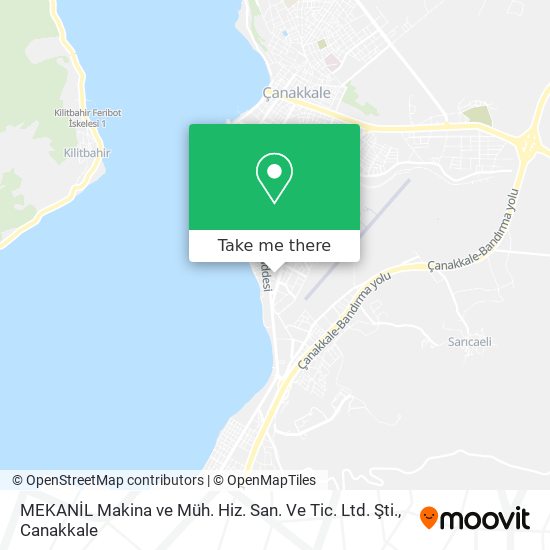 MEKANİL Makina ve Müh. Hiz. San. Ve Tic. Ltd. Şti. map
