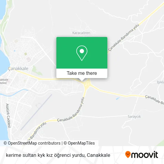 kerime sultan kyk kız öğrenci yurdu map