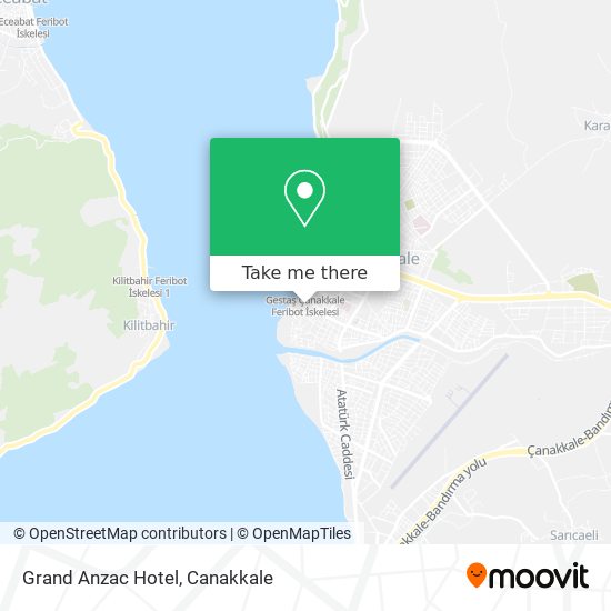 Grand Anzac Hotel map