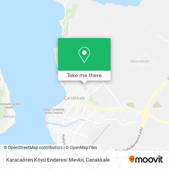 Karacaören Köyü Enderesi Mevkii map