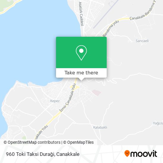 960 Toki Taksi Duraği map