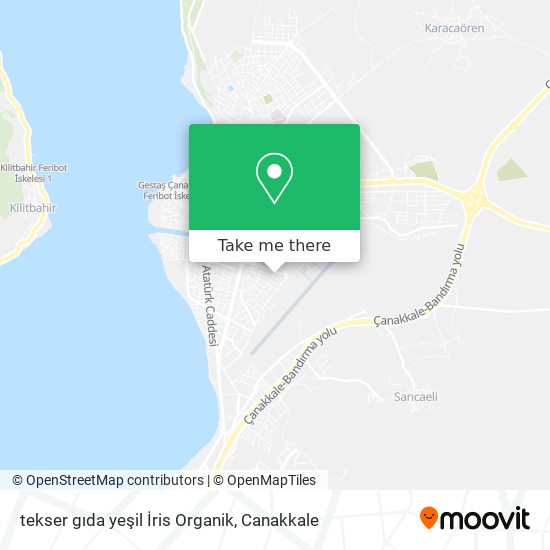 tekser gıda yeşil İris Organik map