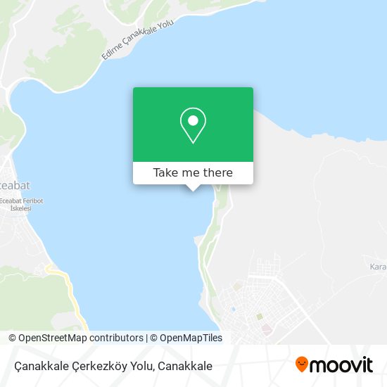 Çanakkale Çerkezköy Yolu map