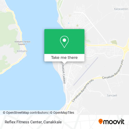 Reflex Fitness Center map