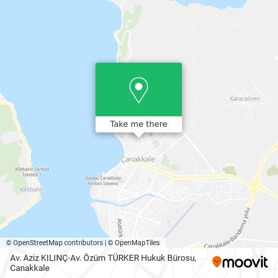 Av. Aziz KILINÇ-Av. Özüm TÜRKER Hukuk Bürosu map