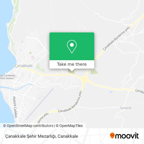 Çanakkale Şehir Mezarlığı map