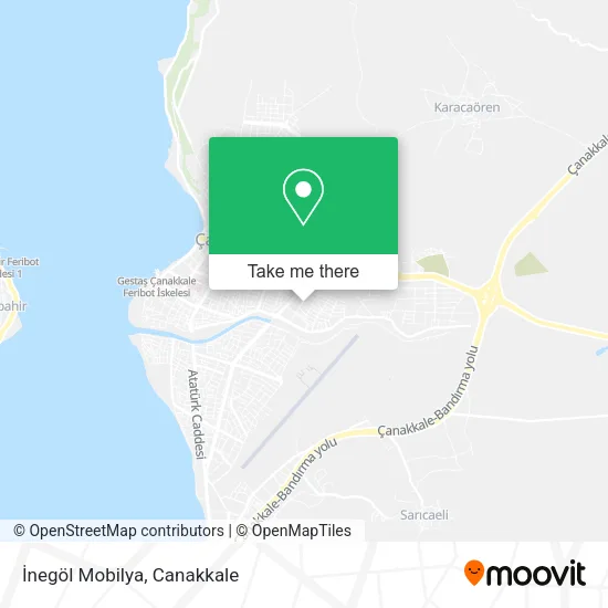 İnegöl Mobilya map