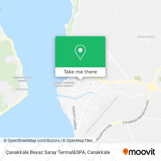 Çanakkale Beyaz Saray Termal&SPA map