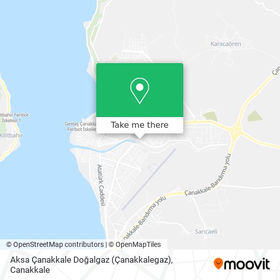 Aksa Çanakkale Doğalgaz (Çanakkalegaz) map