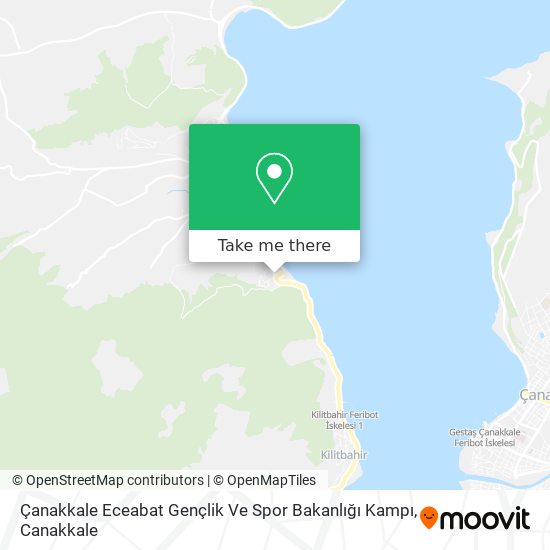 Çanakkale Eceabat Gençlik Ve Spor Bakanlığı  Kampı map