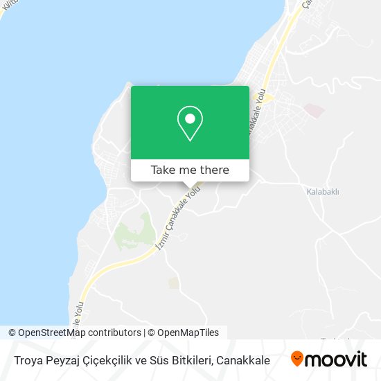 Troya Peyzaj Çiçekçilik ve Süs Bitkileri map