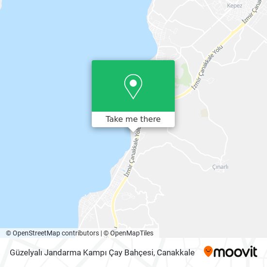 Güzelyalı Jandarma Kampı Çay Bahçesi map
