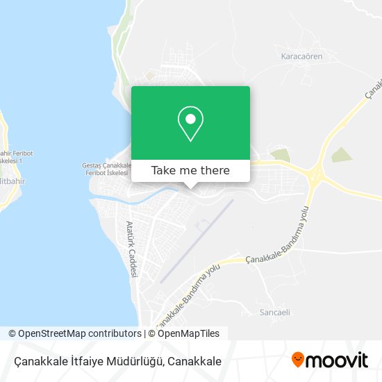 Çanakkale İtfaiye Müdürlüğü map