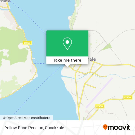 Yellow Rose Pension map